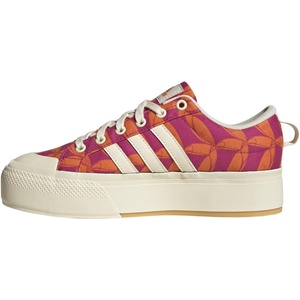 adidas Womens Bravada 2.0 Platform Sneakers Shoes Casual – Blue(Owhite/Owhite/Gum3)
