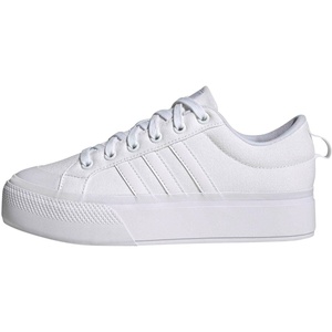 adidas Womens Bravada 2.0 Platform Sneakers Shoes Casual – Blue(White/White/Chalk White)