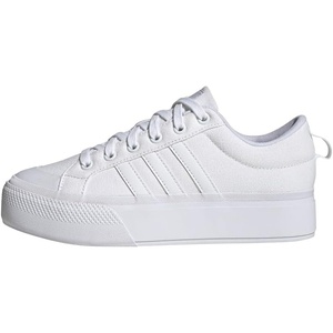adidas Womens Bravada 2.0 Platform Sneakers Shoes Casual – Blue(White/White/Chalk White2)