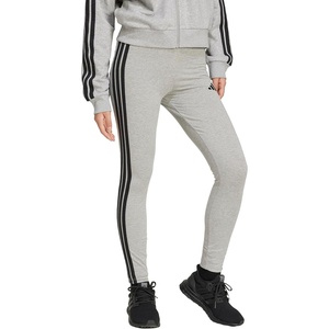 adidas Women’s Essentials 3-Stripes Cotton Leggings(Medium Grey Heather/Black)