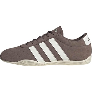 adidas Women’s Grand Court Lo Sneakers(Earth Strata/Off White/Earth Strata)