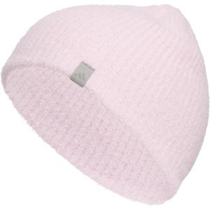 adidas Women’s Lifestyle Beanie – Soft Fuzzy Knit Winter Hat(Clear Pink/Mgh Solid Grey)