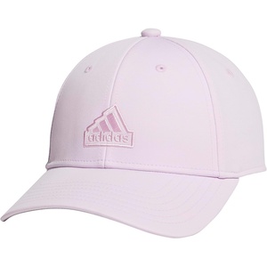 adidas Women’s Must Have Medium Crown Structured Adjustable Fit Strapback Hat(Ice Lavender/Grey/White)
