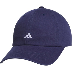 adidas Women’s Saturday Hat – Relaxed Fit Strapback Baseball Cap(Dark Blue/White/3)