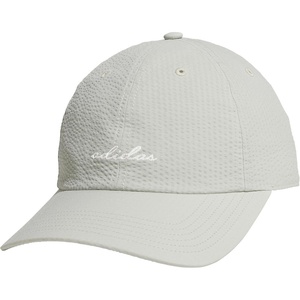 adidas Women’s Saturday Hat – Relaxed Fit Strapback Baseball Cap(Halo Green/Off White/Seersucker)