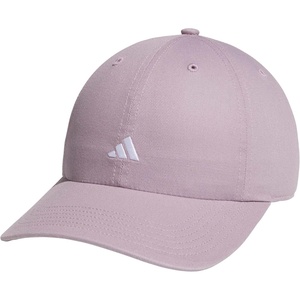 adidas Women’s Saturday Hat – Relaxed Fit Strapback Baseball Cap(Preloved Fig Purple/White/3)