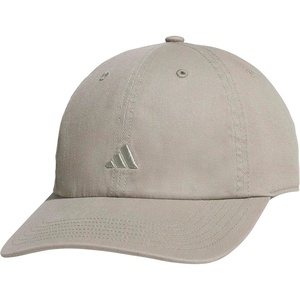 adidas Women’s Saturday Hat – Relaxed Fit Strapback Baseball Cap(Silver Pebble Grey/Halo Green/3)
