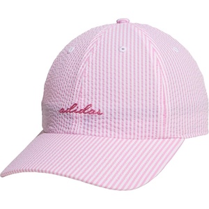 adidas Women’s Saturday Hat – Relaxed Fit Strapback Baseball Cap(Tropic Bloom/Pink Fusion/Seersucker)