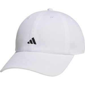 adidas Women’s Saturday Hat – Relaxed Fit Strapback Baseball Cap(White/Black/3)