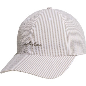 adidas Women’s Saturday Hat – Relaxed Fit Strapback Baseball Cap(Wonder Cargo Khaki/Clay Grey/Seersucker)