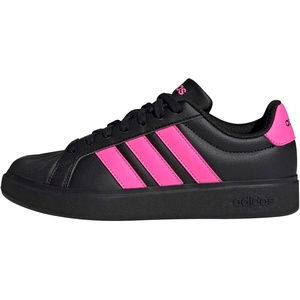 adidas Womens Streettalk Lace Up Sneakers Shoes Casual – Beige(Black/Lucid Pink/Black)
