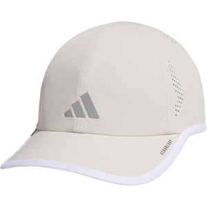 adidas Women’s Superlite Hat – Lightweight Moisture-Wicking Cap for Workout and Training(Alumina Beige/Silver Metallic/White/3)
