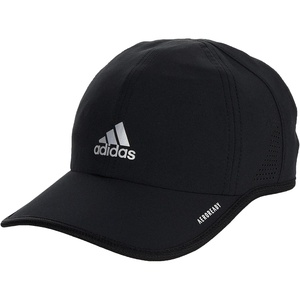 adidas Women’s Superlite Hat – Lightweight Moisture-Wicking Cap for Workout and Training(Black/Silver Reflective/2)