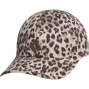 adidas Women’s Superlite Hat – Lightweight Moisture-Wicking Cap for Workout and Training(Leopard Crystal Linen-dark Brown/Dark Brown)