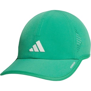 adidas Women’s Superlite Hat – Lightweight Moisture-Wicking Cap for Workout and Training(Semi Court Green/White/3)