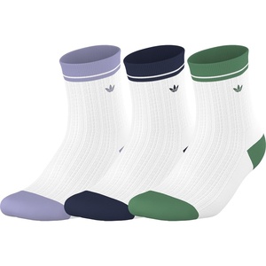 adidas Women’s Superlite Quarter Ankle Socks (6 Pairs) Lightweight & Breathable(Semi Solar Violet Purple/Silver Blue/Semi Solar Aqua Blue/4)