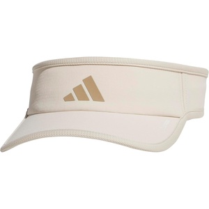 adidas Women’s Superlite Visor – Lightweight Moisture-Wicking Running Tennis Hat(Crystal Linen Beige/Trace Khaki/3)