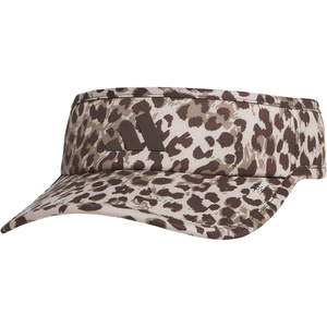 adidas Women’s Superlite Visor – Lightweight Moisture-Wicking Running Tennis Hat(Leopard Crystal Linen-dark Brown/Dark Brown/3)