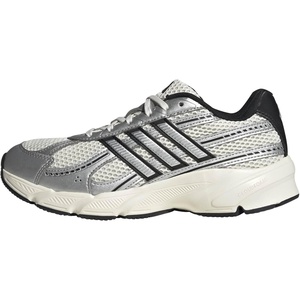 adidas Womens Technochaos 2000 Lace Up Sneakers Shoes Casual – Beige(Chalk White/Silver Metallic/Black)
