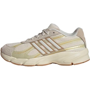 adidas Womens Technochaos 2000 Lace Up Sneakers Shoes Casual – Beige(Wonder White/Off White/Matte Gold)