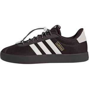 adidas Women’s VL Court 3.0 Sneaker(Aurora Coffee/Off White/Gold Metallic)