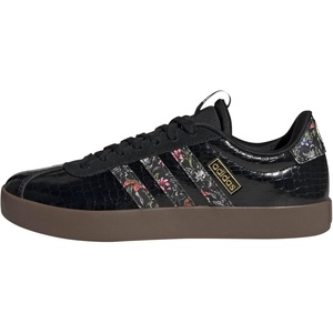 adidas Women’s VL Court 3.0 Sneaker(Black/Black/Gum)