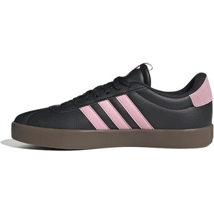 adidas Women’s VL Court 3.0 Sneaker(Black/Pink/Gum)