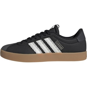 adidas Women’s VL Court 3.0 Sneaker(Black/White/Cyber Metallic)