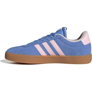 adidas Women’s VL Court 3.0 Sneaker(Blue Fusion/Clear Pink/Silver Metallic)