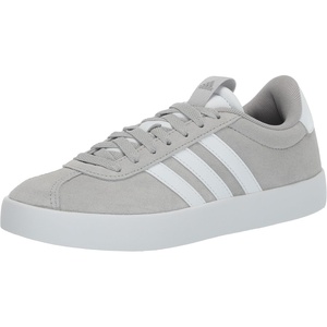 adidas Women’s VL Court 3.0 Sneaker(Grey/White/Silver Metallic)
