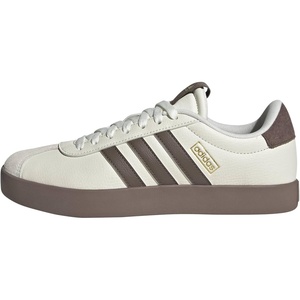 adidas Women’s VL Court 3.0 Sneaker(Off White/Earth Strata/Gold Metallic)