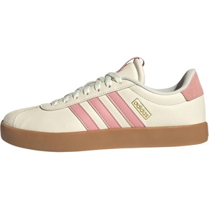 adidas Women’s VL Court 3.0 Sneaker(Off White/Semi Frozen Turbo/Gold Metallic)