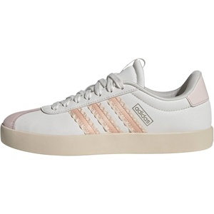 adidas Women’s VL Court 3.0 Sneaker(White/Blush Pink/Cyber Metallic)