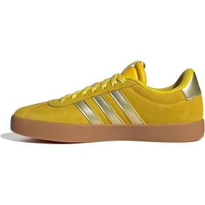 adidas Women’s VL Court 3.0 Sneaker(Yellow/Gold Metallic/Utility Yellow)