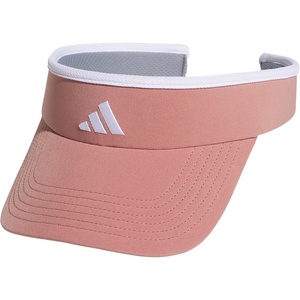 adidas Women’s Visor – Match Athletic Clip-on Sun Hat for Sport & Training(Warm Clay Pink/White)
