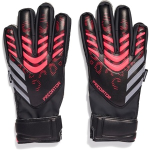 adidas adidas Unisex Soccer Goalie Gloves(Black/Black/Lucid Red/Match Fingersave)
