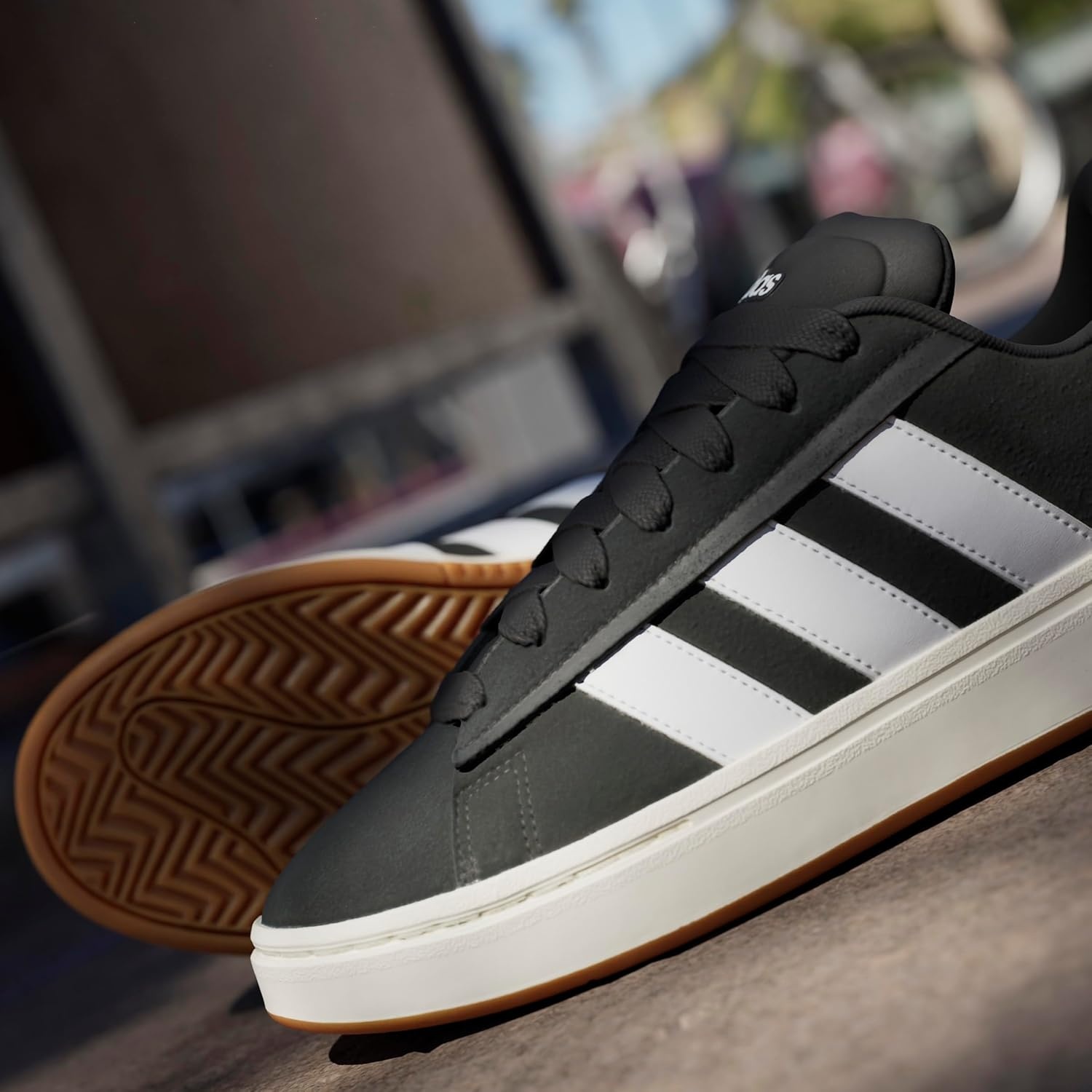 image:imageAdidas Mens Grand Court AlphaBlackWhiteGum