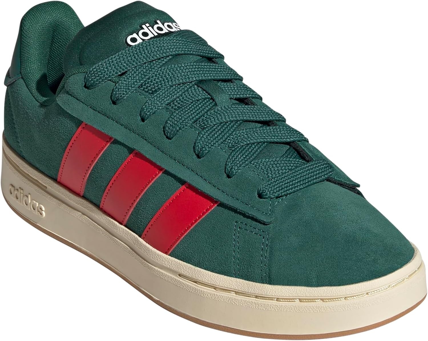 image:imageAdidas Mens Grand Court AlphaCollegiate GreenBetter ScarletOff White