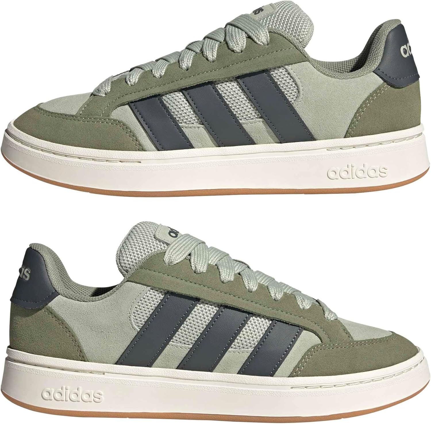 image:imageAdidas Mens Grand Court AlphaHalo GreenGreyTent Green