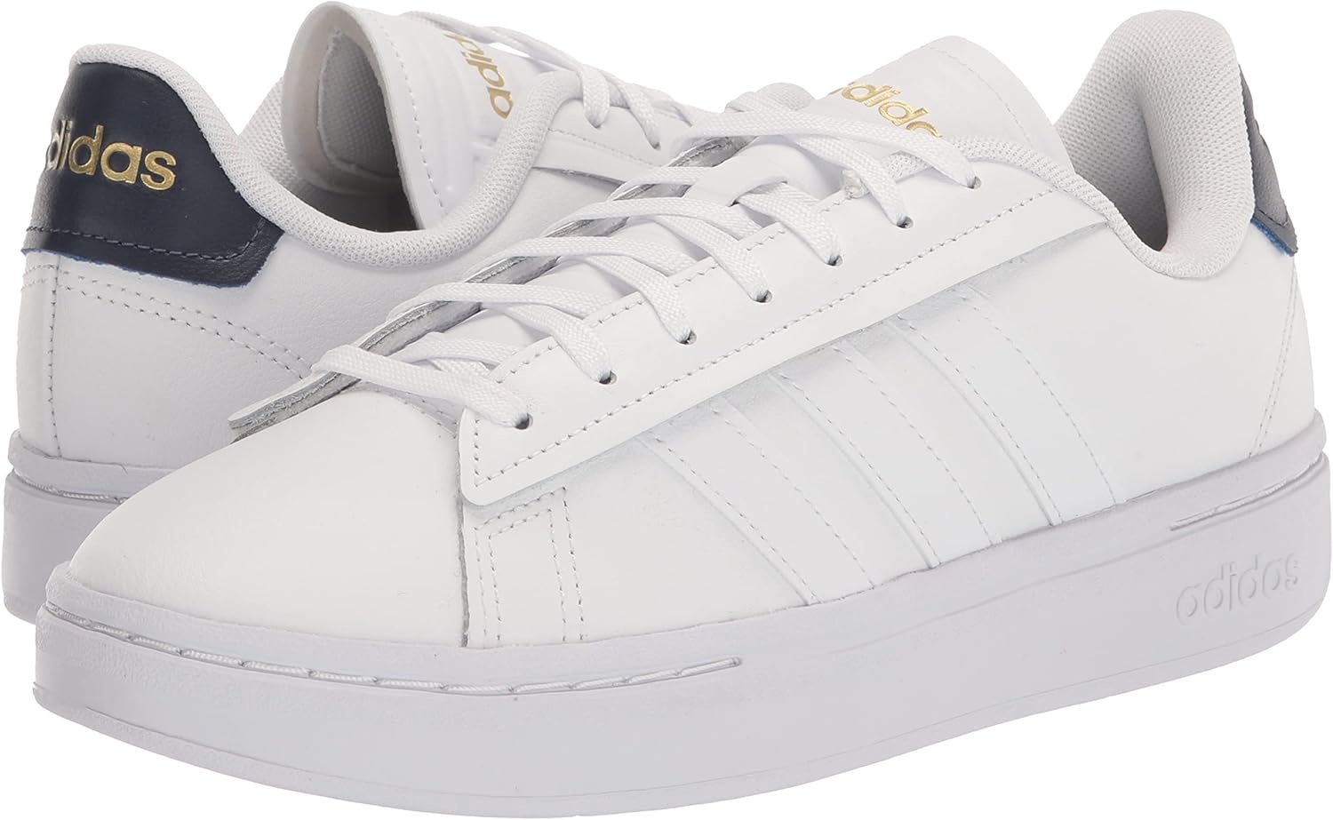 image:imageAdidas Mens Grand Court AlphaWhiteWhiteShadow Navy