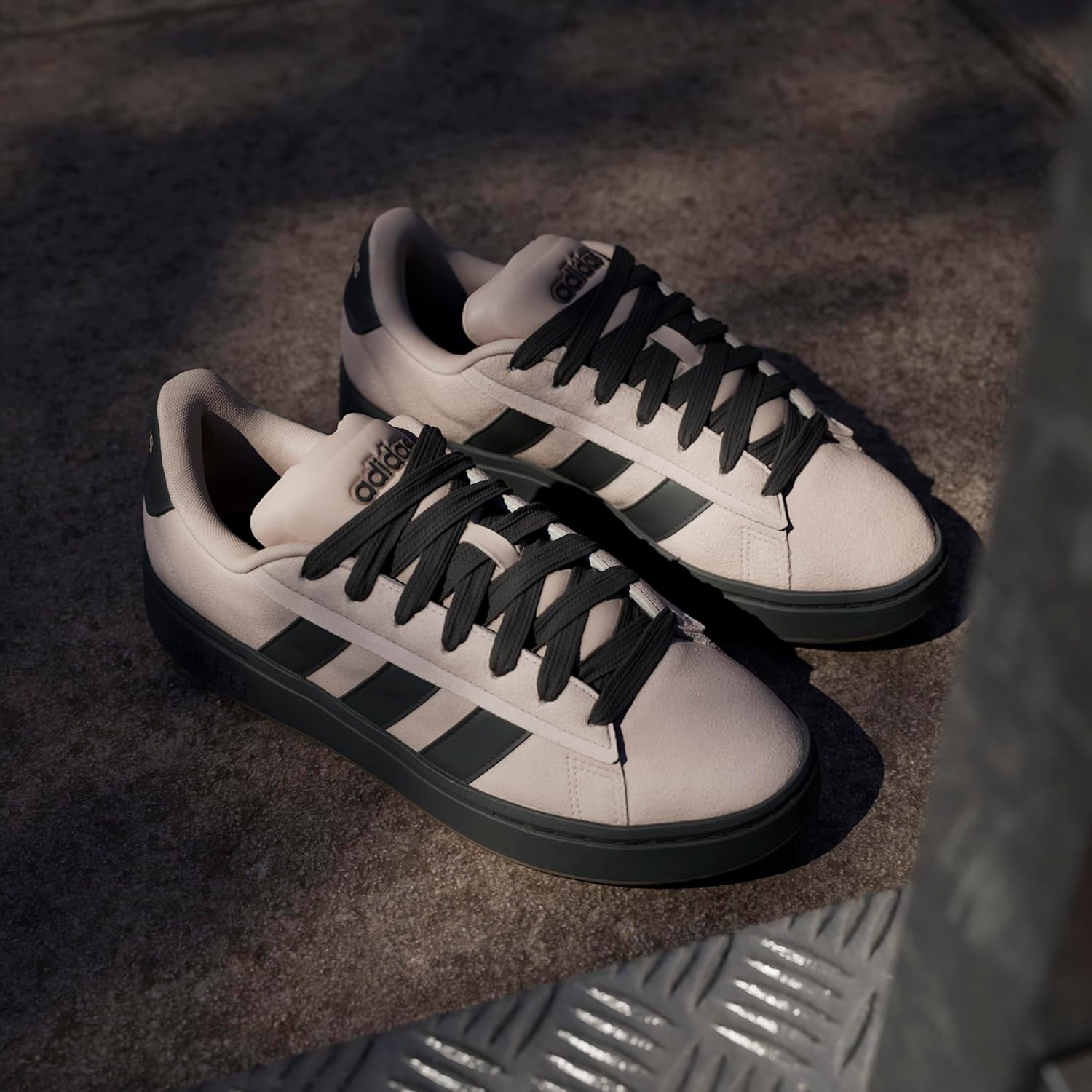 image:imageAdidas Mens Grand Court AlphaWonder TaupeBlackGum