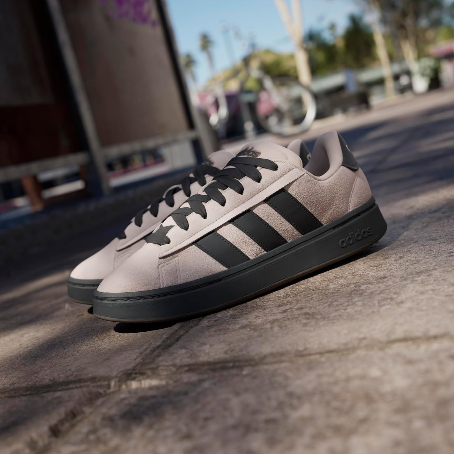 image:imageAdidas Mens Grand Court AlphaWonder TaupeBlackGum