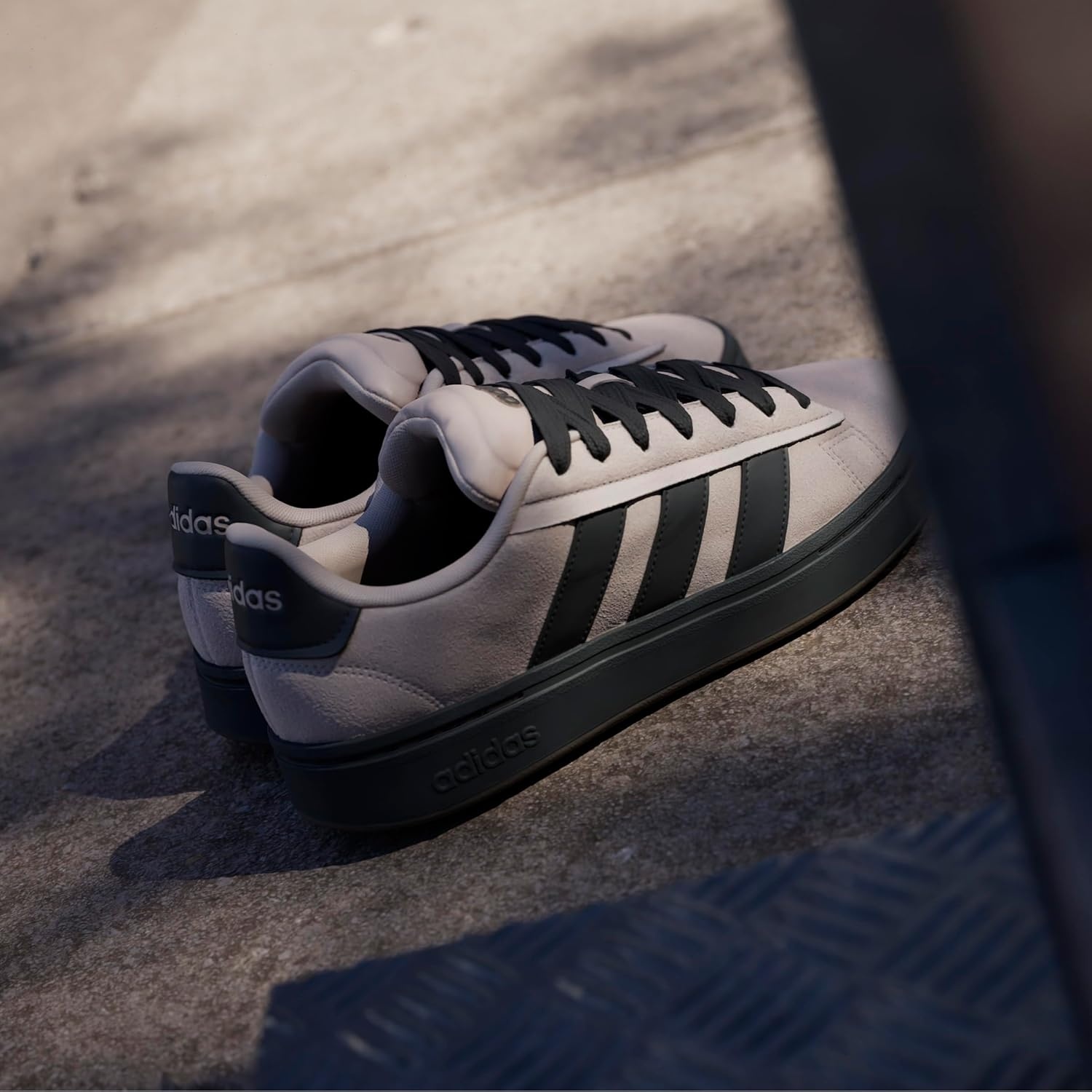 image:imageAdidas Mens Grand Court AlphaWonder TaupeBlackGum