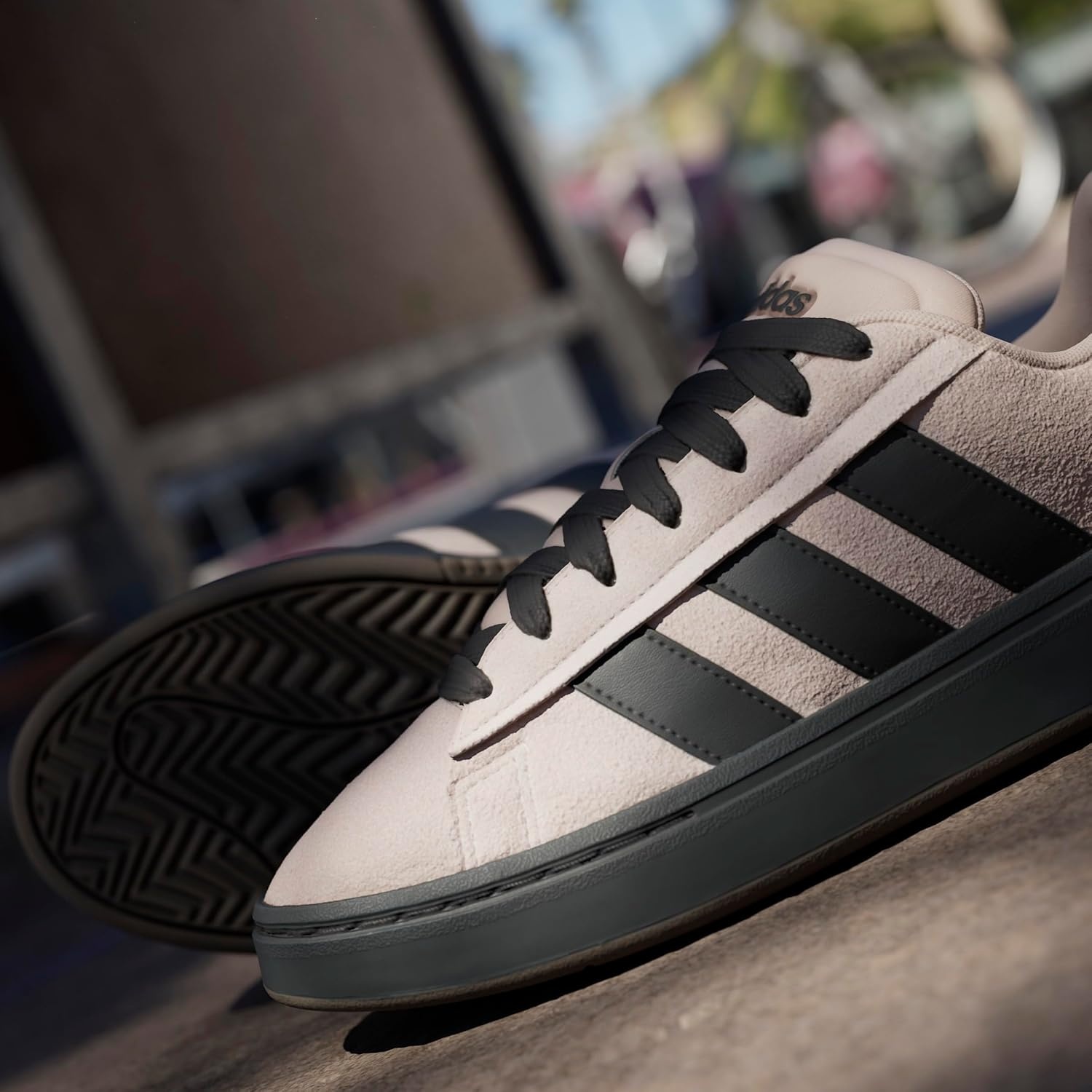 image:imageAdidas Mens Grand Court AlphaWonder TaupeBlackGum