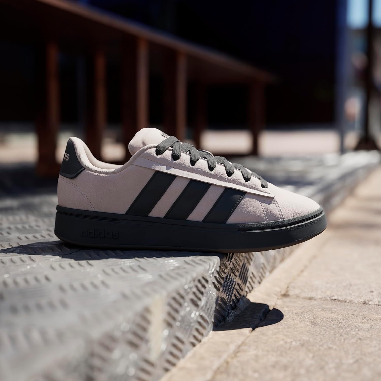 image:imageAdidas Mens Grand Court AlphaWonder TaupeBlackGum