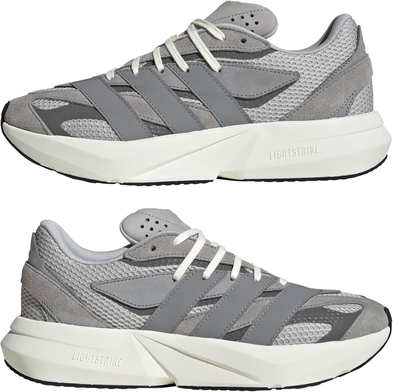 image:imageAdidas Mens Lightstride Sportswear GreyGreyIron Metallic 105
