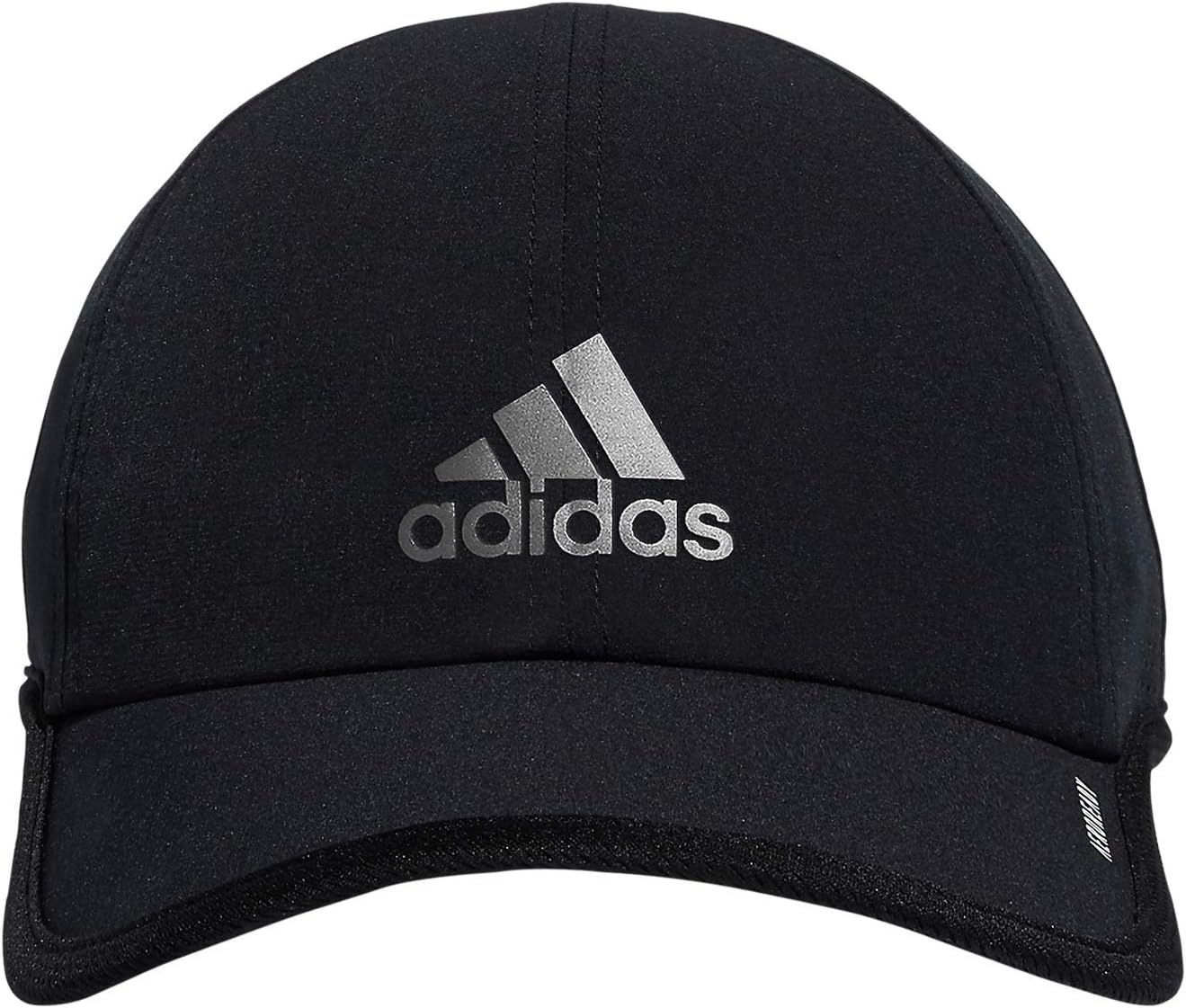 image:imageAdidas Mens Superlite Hat Lightweight Athletic Running Cap for WorkoutsBlackSilver Reflective20
