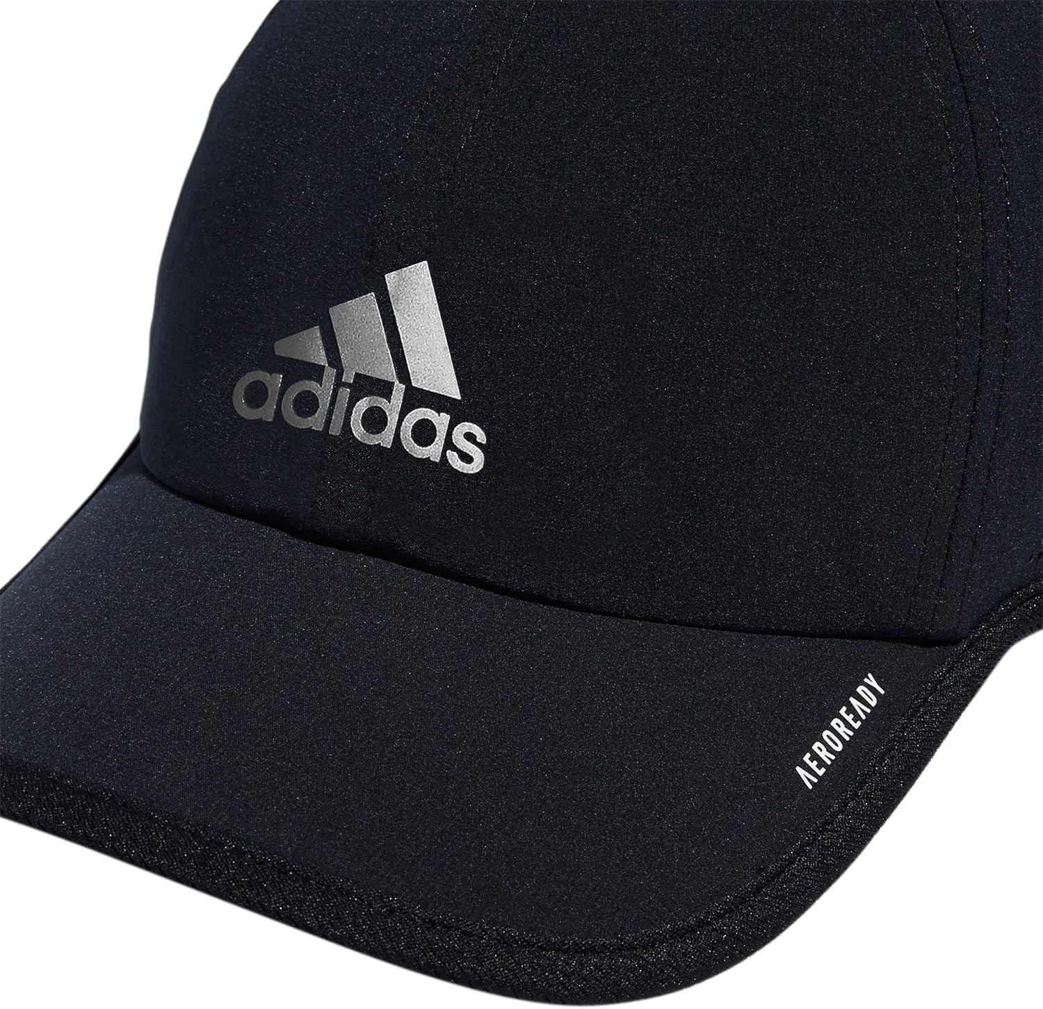 image:imageAdidas Mens Superlite Hat Lightweight Athletic Running Cap for WorkoutsBlackSilver Reflective20