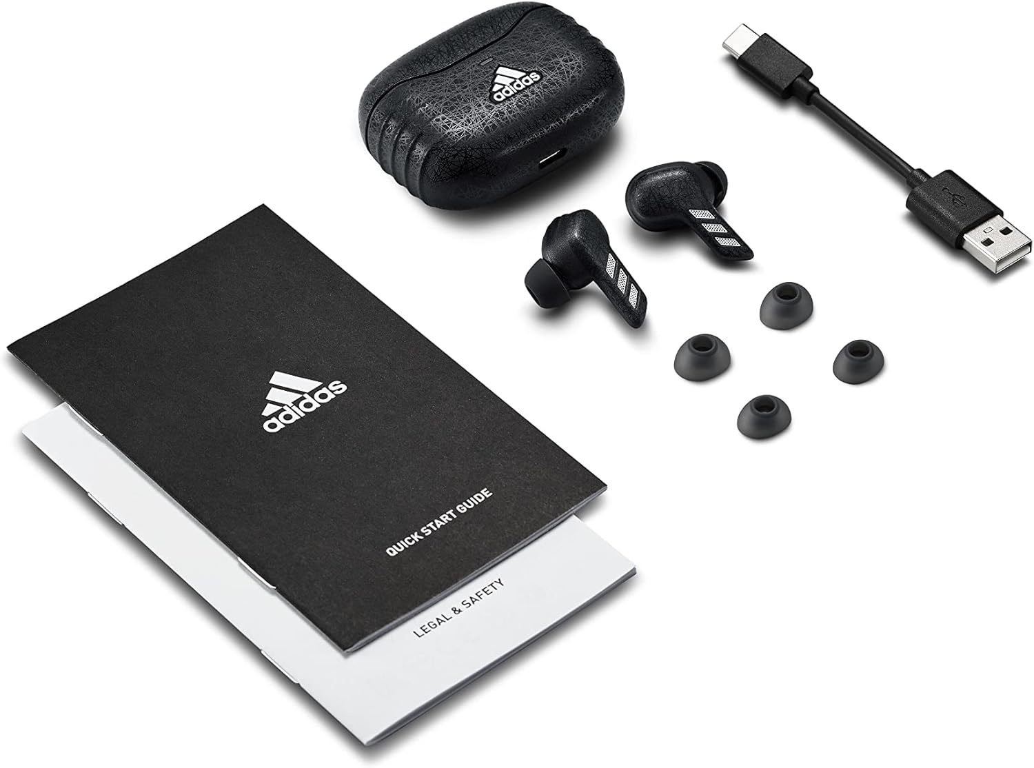 image:imageAdidas ZNE 01 True Wireless Noise Canceling Sports EarbudsNight Grey