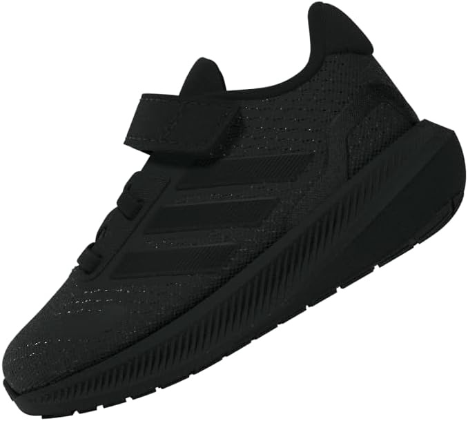 image:imageadidas BabyBoys Marvel Run Falcon 5 Elastic Lace amp StrapBlackBlackBlack